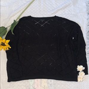 Black patterned sweater!
